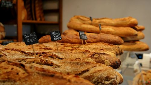 Close-up of food on ground