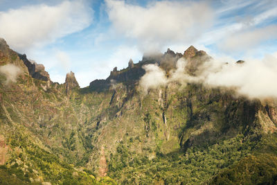 Panoramic view of landscape against sky