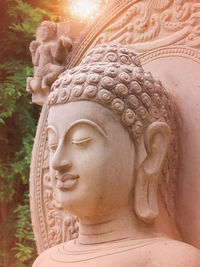 Close-up of buddha statue