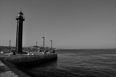 Lighthouse at seaside