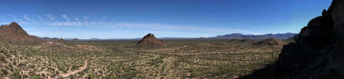 Panoramic view of landscape against sky