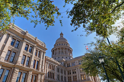 Low angle view of building against sky