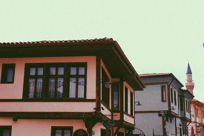 Low angle view of building against sky