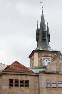 Low angle view of church against sky