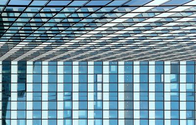 Low angle view of glass building