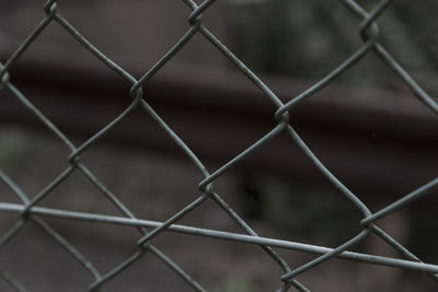 Close-up of chainlink fence