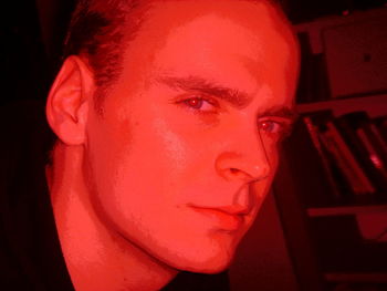 Close-up portrait of woman