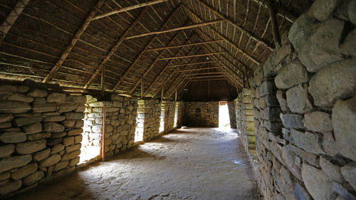 Corridor of old building