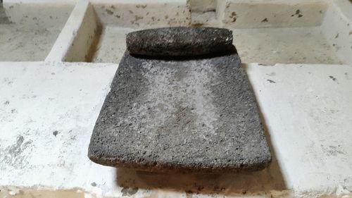 Close-up view of stone