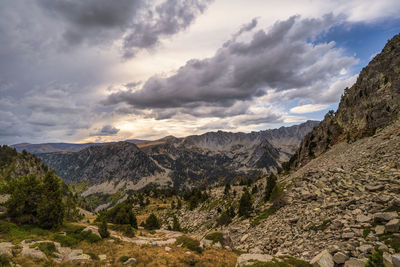 Panoramic view of landscape against sky