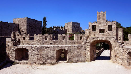 Saint paul gate, the old town of rhodes, unesco heritage site, rhodes, greece
