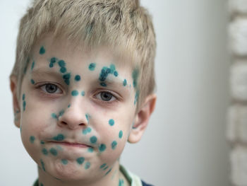 Close-up portrait of a boy