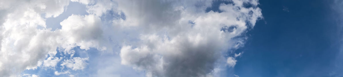 Low angle view of clouds in sky