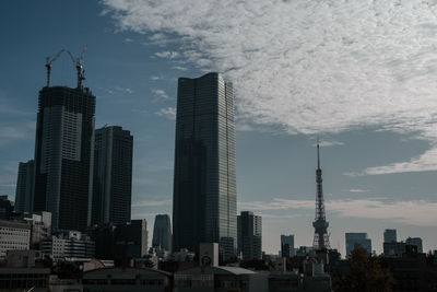 Skyscrapers in city
