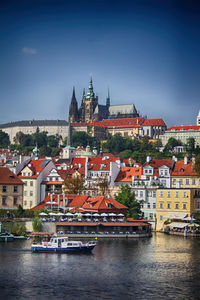 View of buildings at waterfront