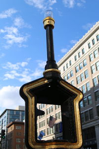Low angle view of clock tower