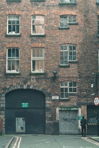 Entrance of building