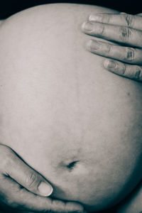 Close-up portrait of baby girl