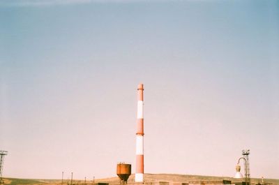 Lighthouse against clear sky
