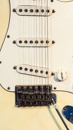 Close-up of guitar