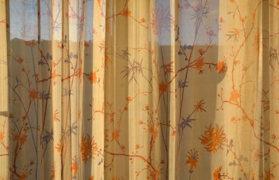 Full frame shot of bamboo curtain