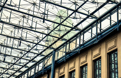 Low angle view of ceiling