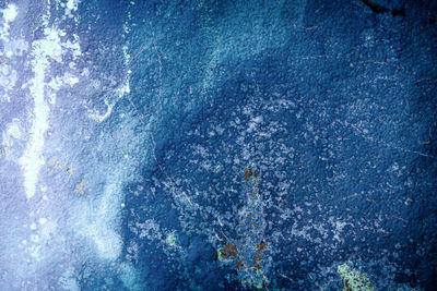 Full frame shot of blue wall