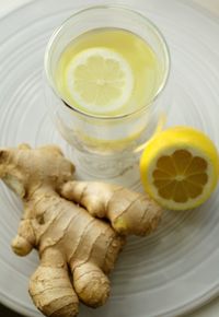 High angle view of juice in glass on table