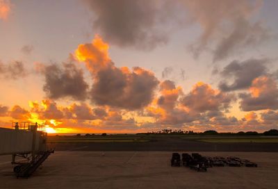 Scenic view of sunset