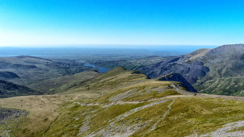 Scenic view of mountains