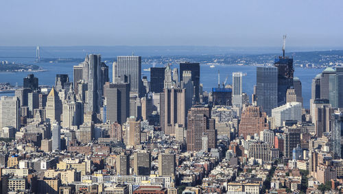 Aerial view of city