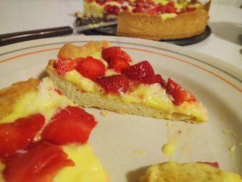 Close-up of served food