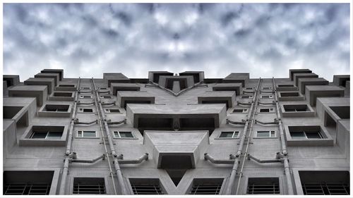 Low angle view of building against sky