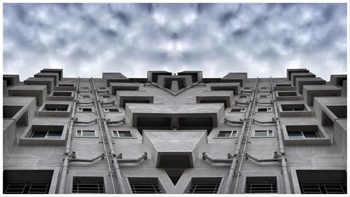 Low angle view of building against sky