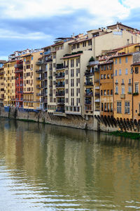 Bridge over river in city