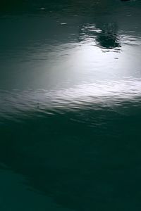 High angle view of rippled water in lake