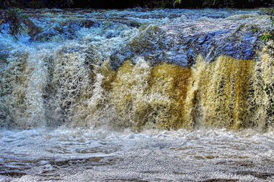 Close-up of water on rock