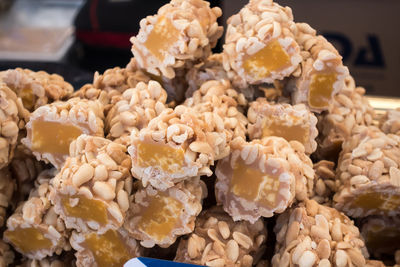 Close-up of ice cream for sale