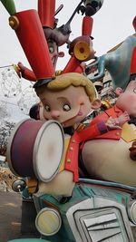 Close-up of carousel