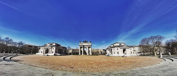 Built structure against blue sky