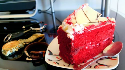 Close-up of ice cream