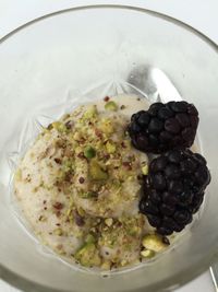 Close-up of served food