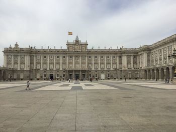 Facade of historical building