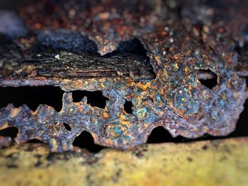 Close-up of rusty metal