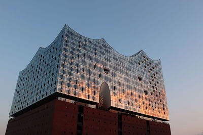 Low angle view of building against sky