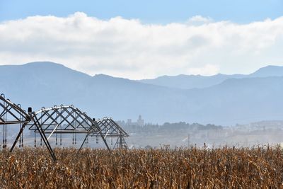 Scenic view of landscape against sky