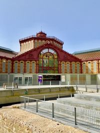 Built structure against clear sky