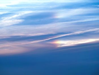 Low angle view of clouds in sky