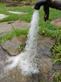 View of waterfall