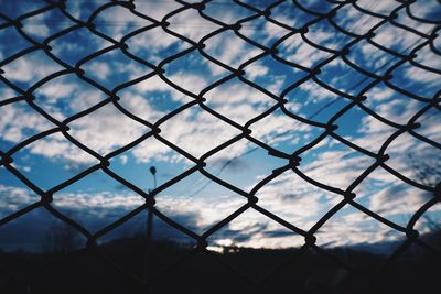 Full frame shot of chainlink fence